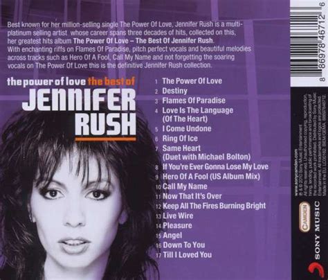 Jennifer Rush The Power Of Love Best Of Cd Jpc