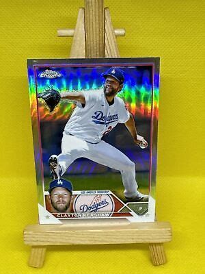 Clayton Kershaw Topps Chrome Refractor Los Angeles Dodgers Ebay