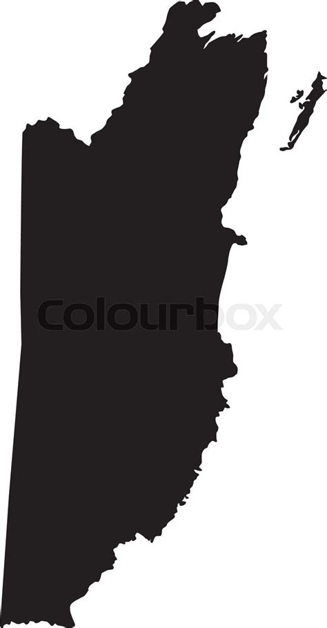 Vector illustration of maps of Belize | Stock vector | Colourbox