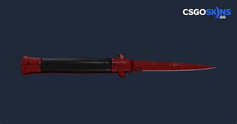 Stiletto Knife Crimson Web Csgoskinsgg