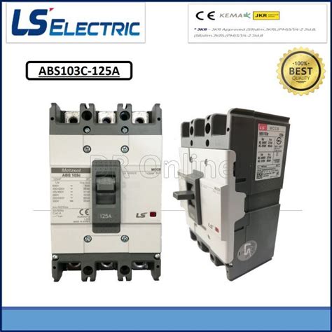 LS METASOL MOLDED CASE CIRCUIT BREAKER MCCB 3 POLE 37KA 20