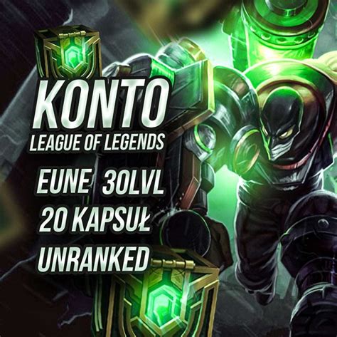 Konto League Of Legends 30 Lvl Eune Warszawa Kup Teraz Na Allegro