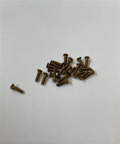 Countersunk Pozi Screw Brass Metric Leyton Fasteners