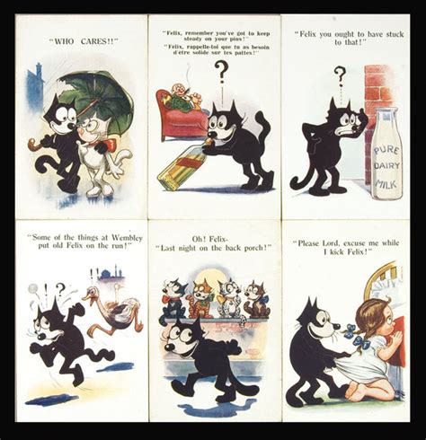 Hake S Felix The Cat Postcard Lot