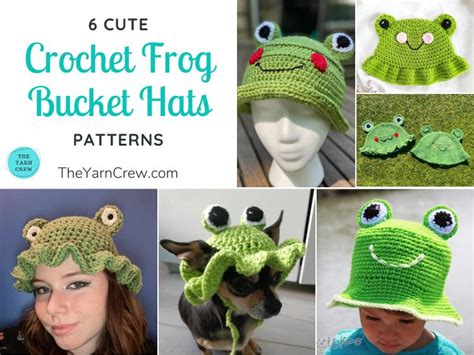 6 Cute Crochet Frog Bucket Hat Patterns The Yarn Crew