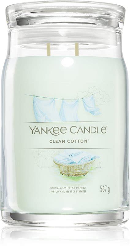 Yankee Candle Clean Cotton Scented Candle Signature Notino Co Uk