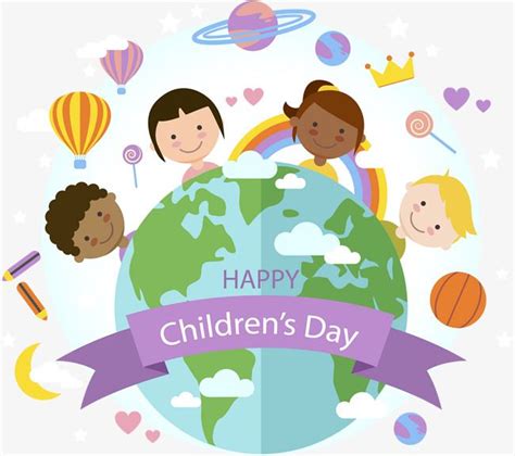 Happy Children's Day, Happy Kids, Cartoon Clip Art, Cartoon Kids, International Children's Day ...