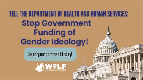 Take Action Tell The Dept Of Hhs To Stop Government Funding Of Gender