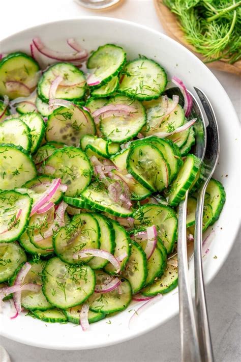 Cucumber Onion Salad - A Cedar Spoon