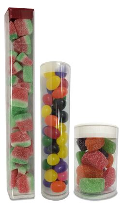 Clear Plastic Candy Tubes | Petro Packaging Company Inc.