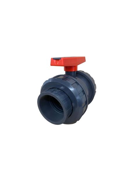 65mm PVC Ball Valve Double Union BSP Threaded