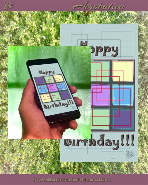 Birthday eCard, Electronic Birthday Card, Digital Birthday Card, Mobile ...