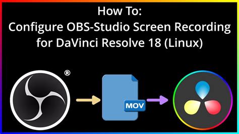 My Obs Screen Recording Settings For Davinci Resolve On Linux Youtube