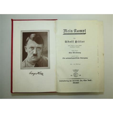 Rojo 50 Años A Hitler Edición Aniversario De Mein Kampf Beamtenausgabe