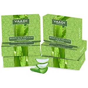 Vaadi Herbals Soap Bar Breezy Aloe Vera Natural Soap For All Skin Type