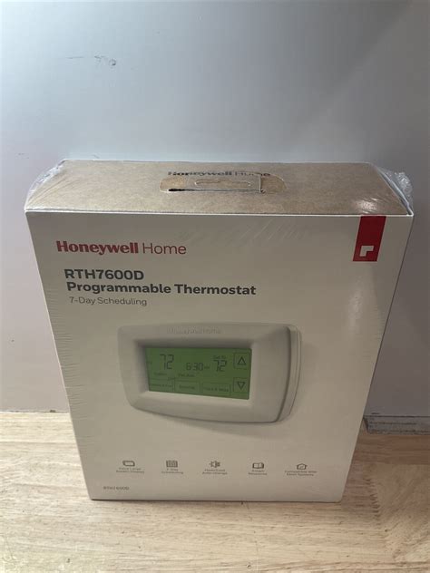 Honeywell Home Rth D Day Programmable Touchscreen Thermostat New