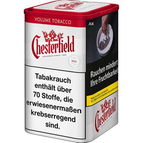 Chesterfield Red Chesterfield Volumentabak Tabak Abina