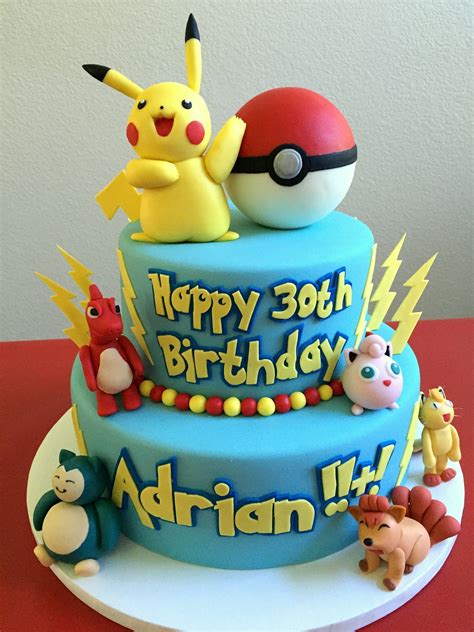 Best Image Of Pikachu Birthday Cake Davemelillo Pokemon