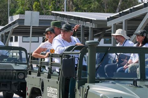 Acompa A Mara Lezama Al Presidente L Pez Obrador En Supervisi N De