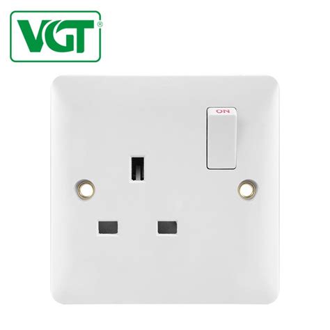 Bs 1 Gang 13a Single Pole Electrical Switch Wall Socket China 13a Switch Socket And Bakelite