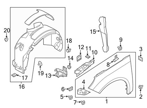 Ford Escape Rear Inner Fender Well