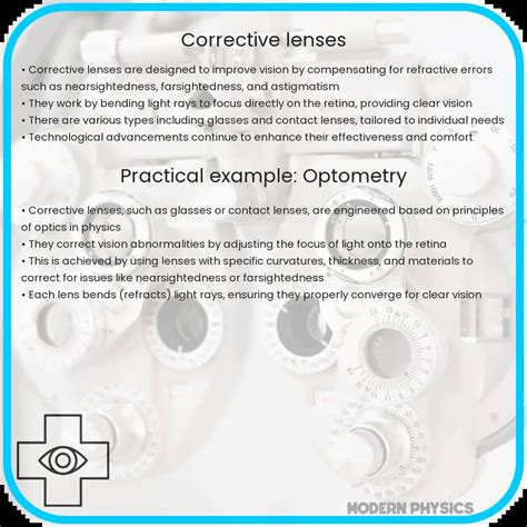 Corrective Lenses Vision Improvement And Precision Design