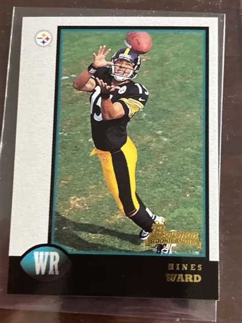 Bowman Hines Ward Recrue Pittsburgh Steelers Eur