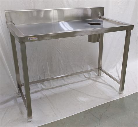 Dish Landing Table With Garbage Chute At Best Price In Rajkot