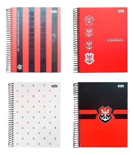 Caderno Colegial Espiral Mat Rias Flamengo Cd Kit C Parcelamento