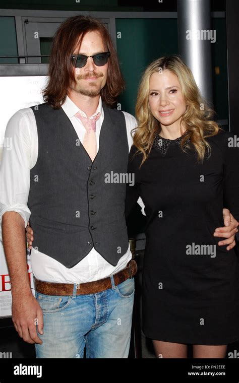 Mira Sorvino and husband Christopher Backus at the Premiere of Pure ...