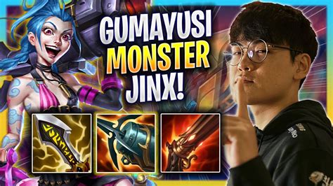 Gumayusi Is A Monster With Jinx T Gumayusi Plays Jinx Adc Vs Xayah