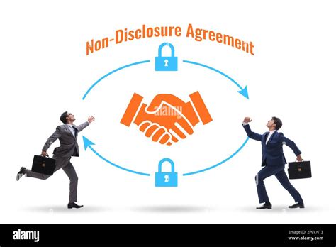 Non Disclosure Agreement Concept With The Business People Stock Photo