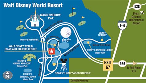 Walt Disney World Water Transportation Map - Transport Informations Lane