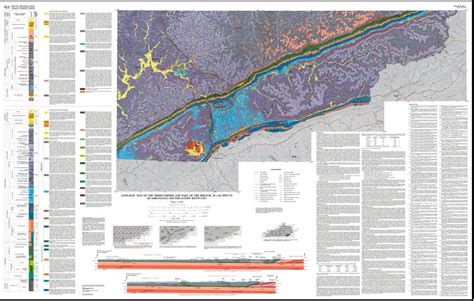 1100000 Scale Geological Map Series Kentucky Geological Survey