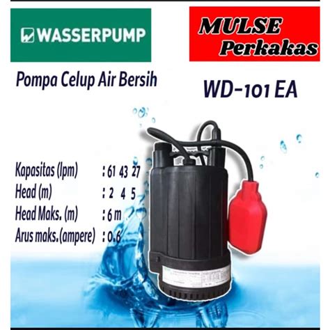 Jual Pompa Air Pompa Celup Air Bersih Wasser WD 101EA Otomatis