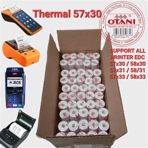 Jual Kertas Thermal 57x30 Otani Kertas Print Thermal 57 X 30 Otani Di