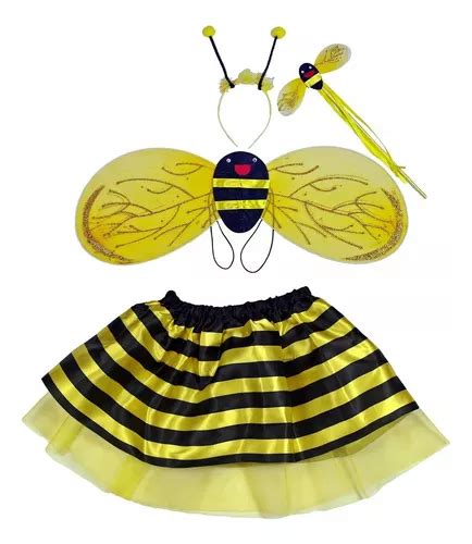 Juego De 4 Faldas Para Cosplay De Abejas Alas Diadema Varita Meses