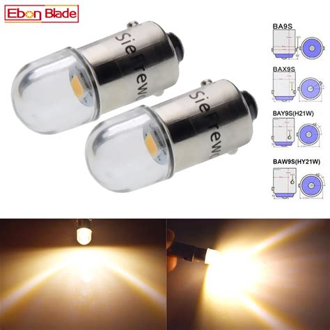 2X BA9S T4W BAX9S H6W BAY9S H21W BAW9S HY21W Auto Led Licht 2835 1SMD