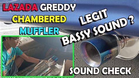 Greddy Chambered Muffler Sound Check And Installation Legit Ba Ang