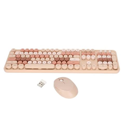 Cikonielf Ensemble Souris Clavier Clavier Sans Fil Souris Touches