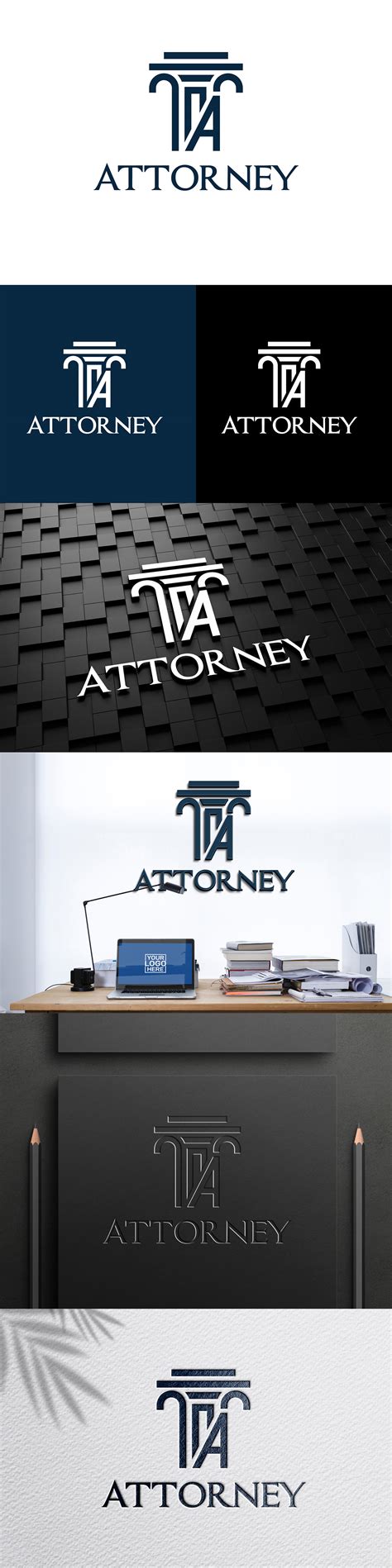 Attorney Logo design. on Behance