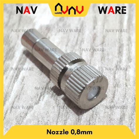 Jual MIST NOZZLE 0 8mm NOZEL SPRAYER EMBUN SPRINKLER ALAT SIRAM