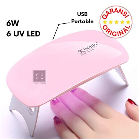 Jual Uv Led Nail Art Lampu Pengering Kutek Gel Polish Sun Mini