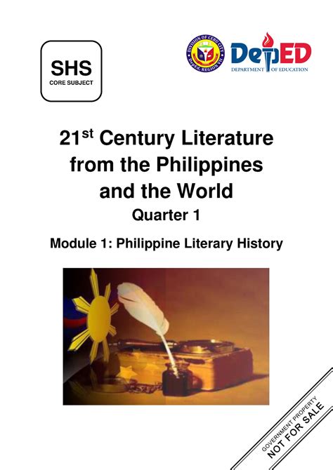 St Century Literature Q Module St Century Literature From The