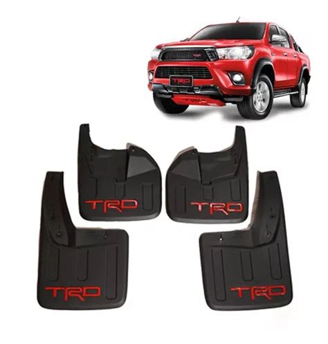 Set De Aleta Guarda Barro Para Hilux Revo Trd Letras Cuotas