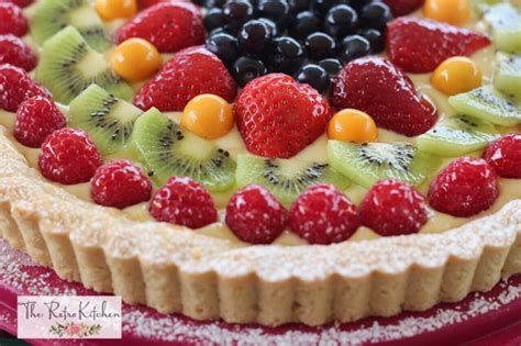 Summer Fruit Tart recipe by Theretrokitchen