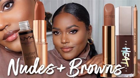 25 BEST BROWN NUDE LIP COMBOS For DARK SKIN LIP LINERS LIPSTICKS