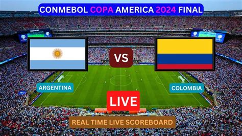 Argentina Vs Colombia Live Score Update Today Soccer Football Match