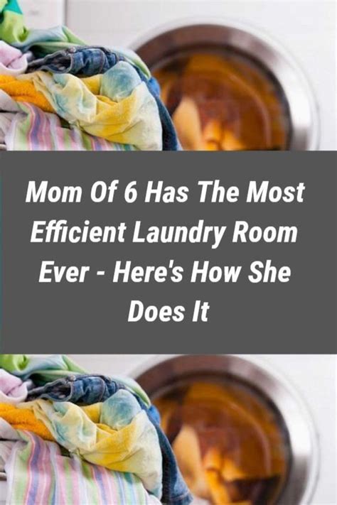 Mom Of Has The Most Efficient Laundry Room Ever Here S How She Does