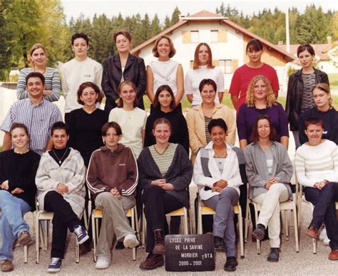 Photo de classe Terminale BTA SMR de 2000 Lycée Technique Rural Privé